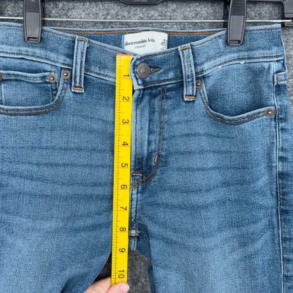 abercrombie kids Straight Jeans Kids 9/10 Cotton Blend Blue